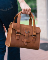 Suzette's Steals Double Handle Purse - Tobacco