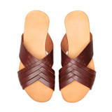 Suzette's Steals Martha Sandals - Size 9 - Chestnut