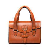 Dave's Deals Silverback Double Handle Purse - English Tan