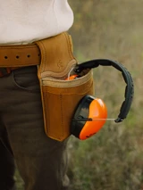 High quality shooting belt on a lifestyle up close