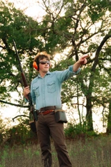 High quality shooting belt on a lifestyle on model