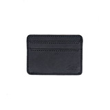 High quality saddleback Leather wallet in black leather.