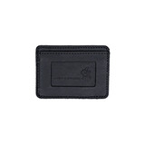High quality black leather full grain wallet.