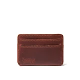 High quality saddleback Leather wallet in reddish brown leather.