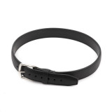 High quality size 32 black  thick leather belt from the top.