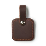High quality full grain Leather Bag Tag alternate angle - Saddleback Leather