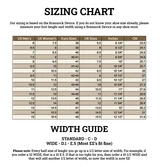 High quality sizing chart