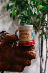 High quality full grain leather Saddleback Coffee Mug alternate view - Saddleback Leather