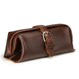Dave's Deals Little Big Mouth Toiletry Bag - Chestnut
