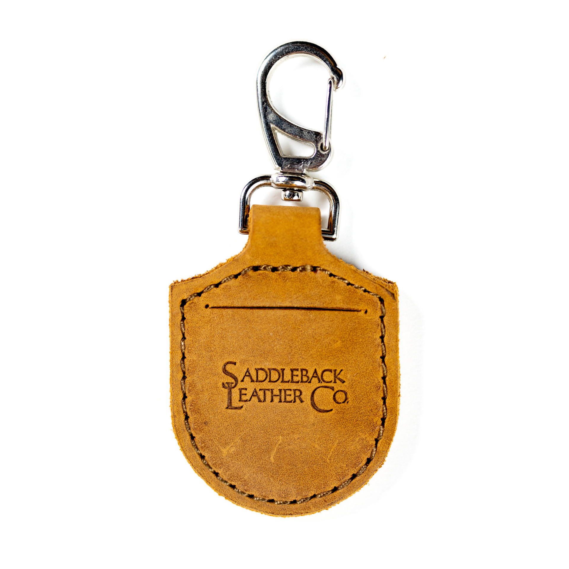Leather AirTag Keychain Case The Pouch