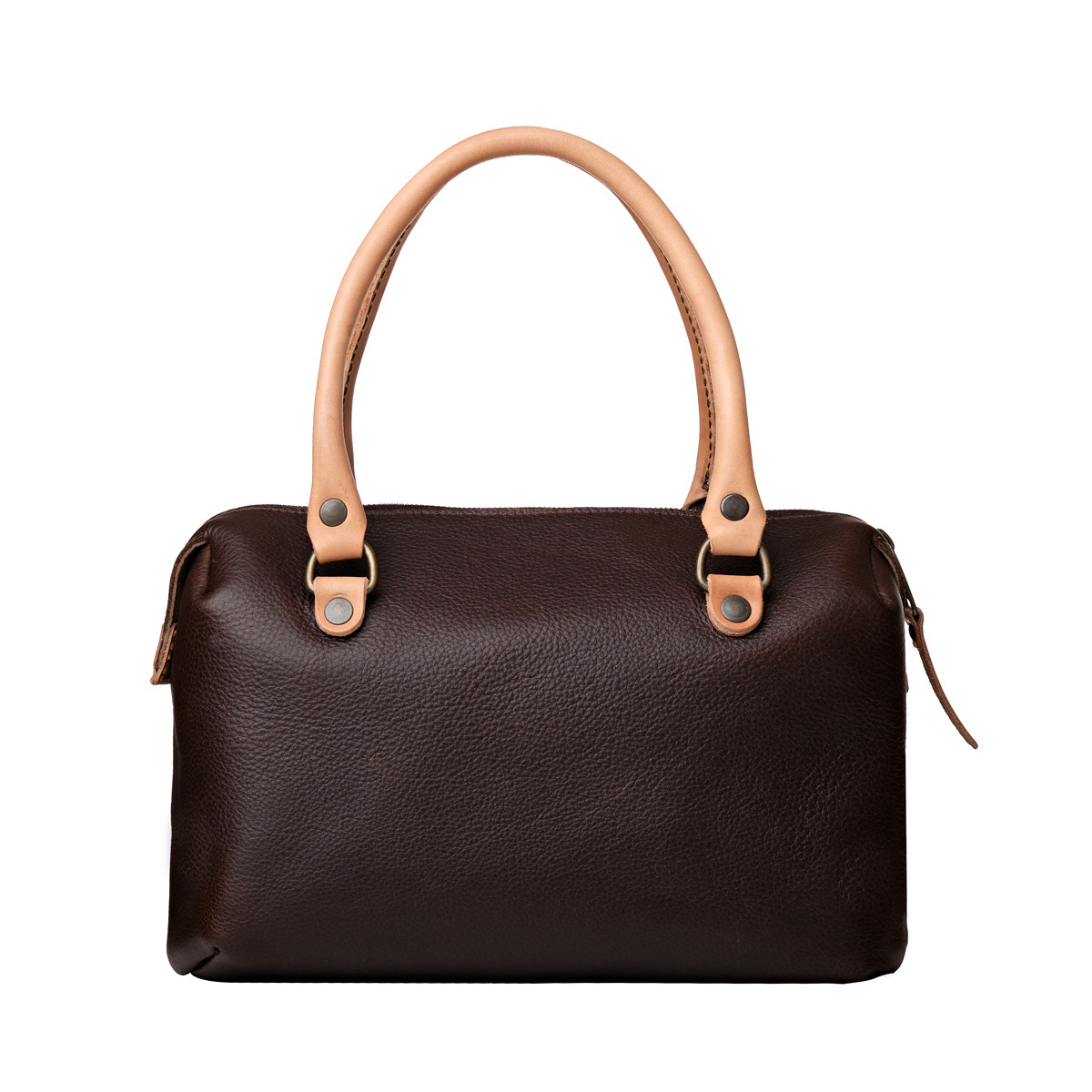 Medium Tumbled Leather Duffle Purse