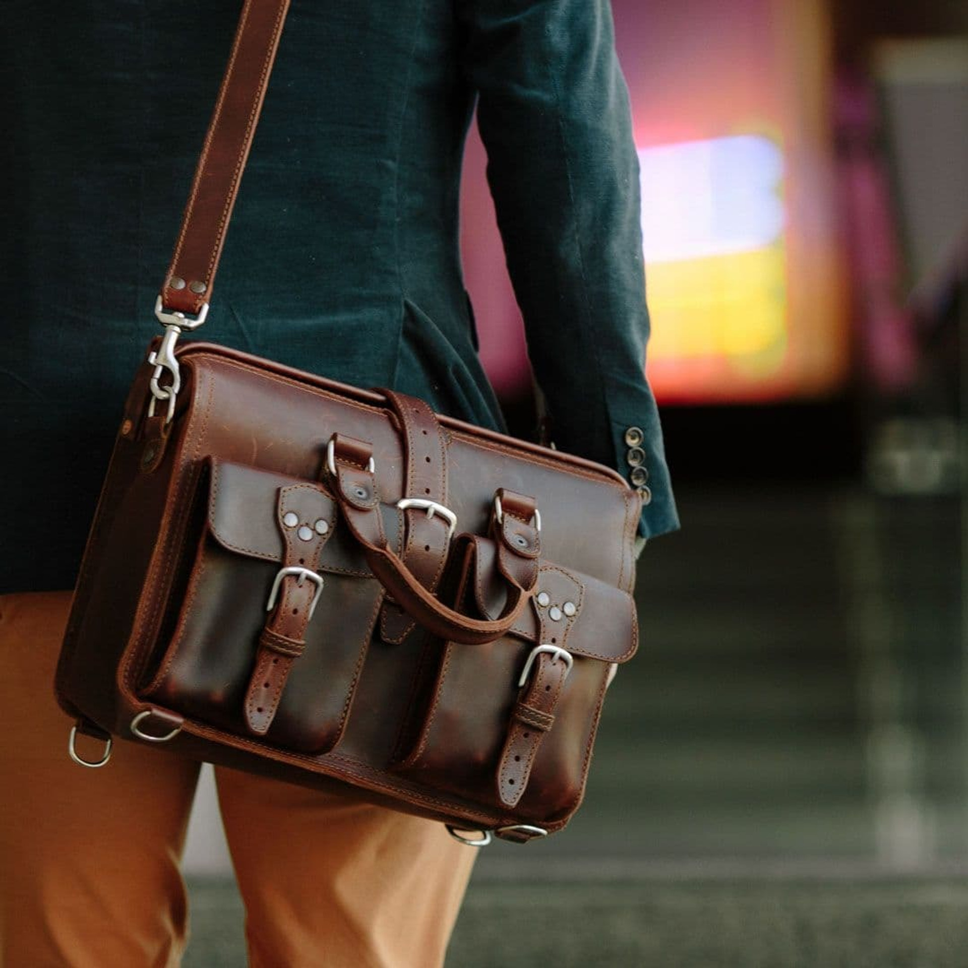 Leather Briefcase | Satchel Laptop Bag and Backpack | Saddleback