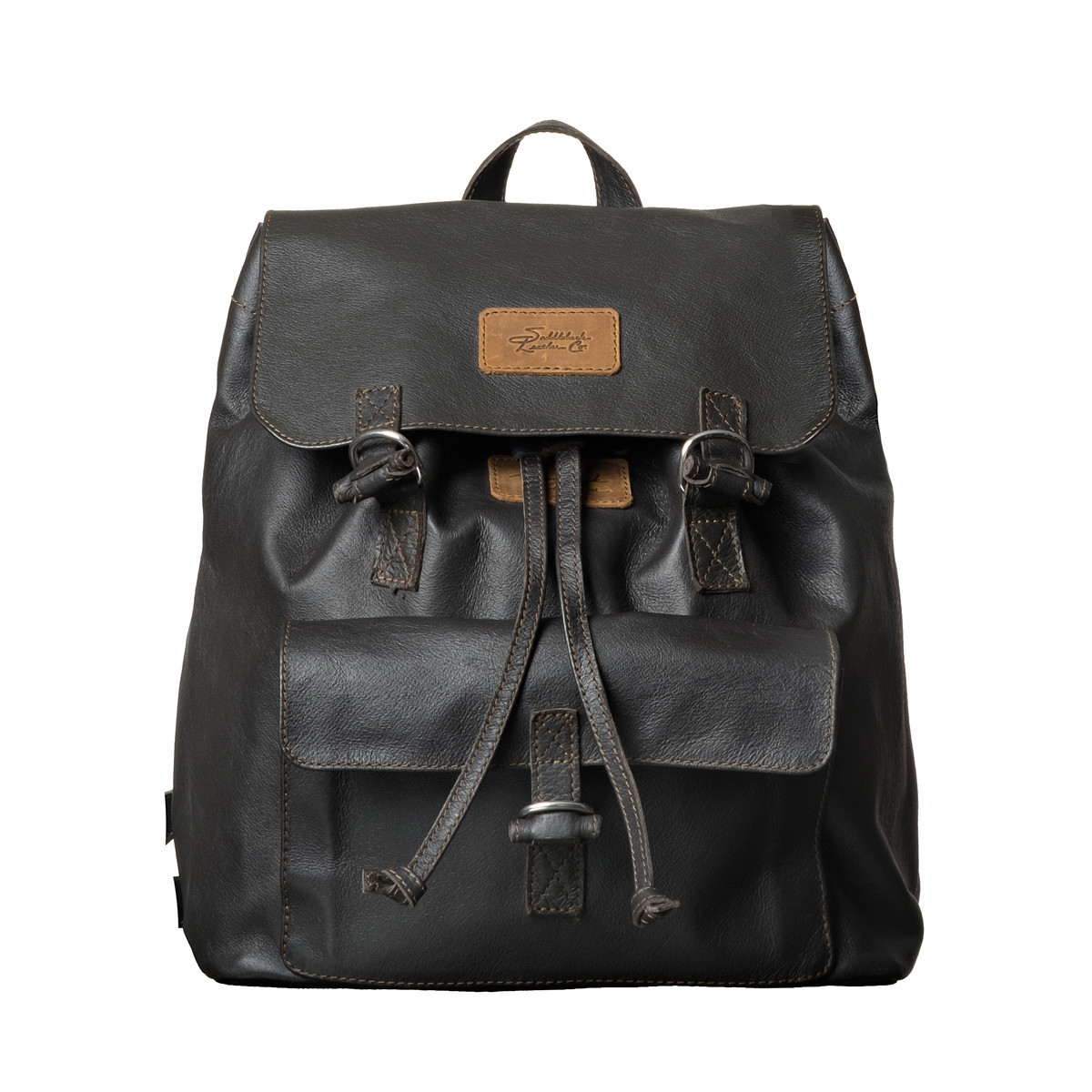 Leather Backpack Travel Carry On Knapsack Saddleback
