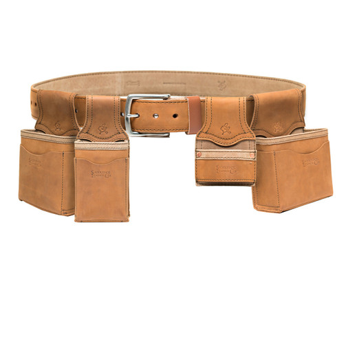 Leather Belt Men's Thick Full Grain Holster Police Saddleback