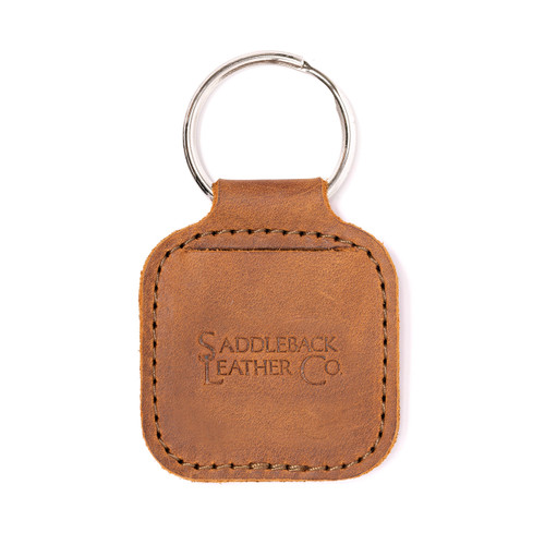 Leather AirTag Keychain Clip - Super Cool