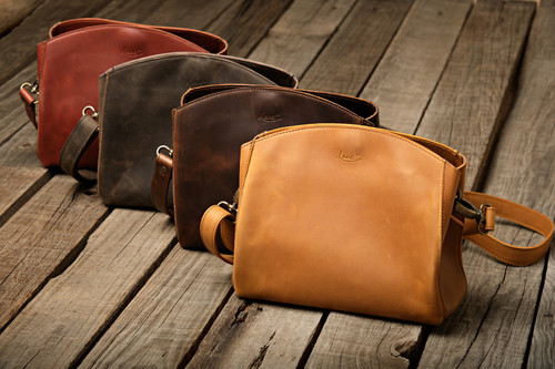 Everyday Purse, Full Grain Tumbled Leather