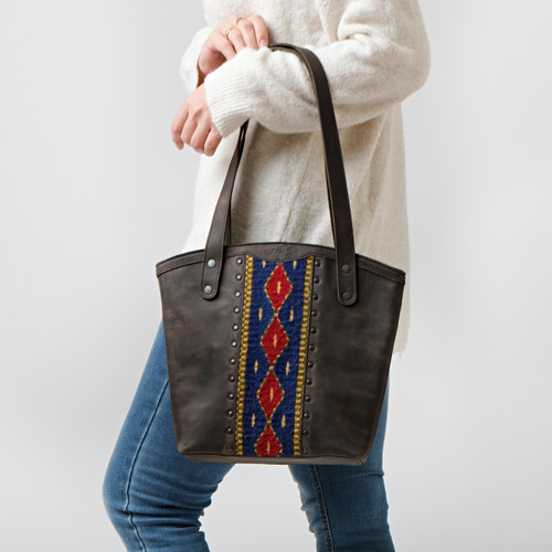 High quality full grain Lanita Leather Tote front view - Saddleback Leather
