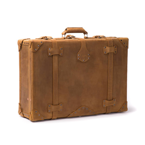 Dave's Deal Leather Suitcase - Large