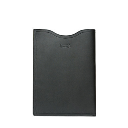 Dave's Deal 16" Leather Vertical Laptop Sleeve - Old Design - Black