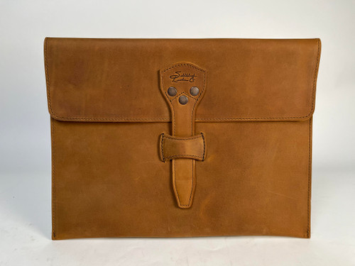 High quality full grain Saddleback Leather Auction Leather Document Holder #72 front view - Saddleback Leather