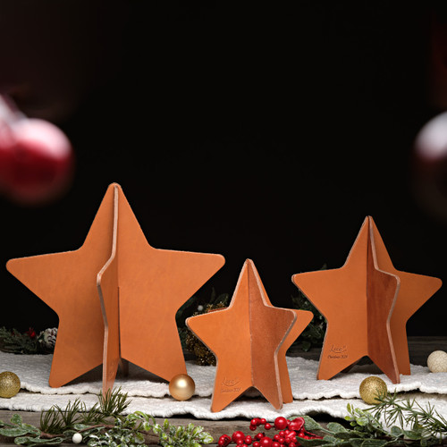 Christmas Leather Star