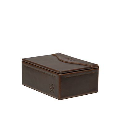 Dave's Deals Small Organizer Box - Dark Coffee Brown