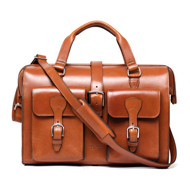 Dave's Deals Blackstone Barrister Briefcase - English Tan
