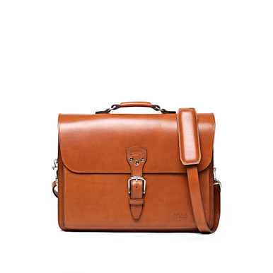 Dave's Deals Livingstone Briefcase - English Tan