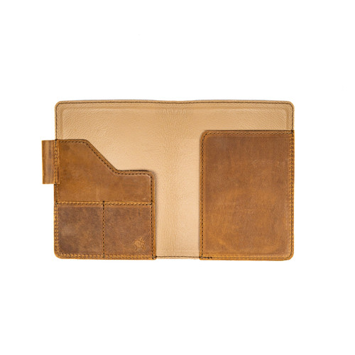 Dave's Deals Leather Moleskine Cover - Medium - Tobacco