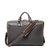 High quality dark brown full grain leather Barrister's Briefcase detail view - Saddleback Leather