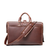 High quality dark brown full grain leather Barrister's Briefcase alternate angle - Saddleback Leather