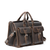 High quality dark brown full grain leather Barrister's Briefcase side view - Saddleback Leather