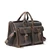 High quality dark brown full grain leather Dave's Deals Barrister's Briefcase - Dark Coffee Brown front view - Saddleback Leather