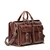 High quality red brown full grain leather Dave's Deals Barrister's Briefcase - Chestnut front view - Saddleback Leather