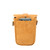 This is the back view of the light tan Crossbody Leather Koroha Pouch