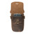 This is the open view of the dark coffee Crossbody Leather Koroha Pouch
