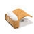 High quality top image of the tan Leather AirPod Pro Case.