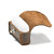 High quality top image of the dark brown Leather AirPod Pro Case.