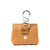 High quality back image of the tan Leather AirPod Pro Case.