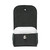 High quality front image of the black Leather AirPod Pro Case open.