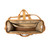 High quality tan flight leather bag briefcase from the inside with two handles and a shoulder strap. Made by Saddleback