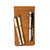 Dave's Deals Bear Trap Leather Pen Case - Tobacco