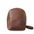 This is the view of the Sling Leather Backpack in reddish brown