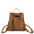 This is the back image of the tobacco drawstring leather bucket backpack