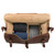 High quality full grain leather 27" Adolescent Beast Duffle Bag alternate angle - Saddleback Leather