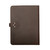High quality dark brown full grain Dave's Deals Large Leather Portfolio - Dark Coffee Brown side view - Saddleback Leather