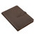 High quality dark brown full grain Dave's Deals Large Leather Portfolio - Dark Coffee Brown front view - Saddleback Leather