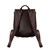 High quality back of the 12" tumbled leather drawstring backpack. Has 2 shoulder straps and a handle on top. Made by Saddleback