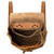 12" Tumbled Leather Drawstring Backpack