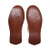 High quality tan full grain leather Dave's Deals Women's Sheepskin Slippers - Old Design - Size 11 - Tobacco alternate angle - Saddleback Leather